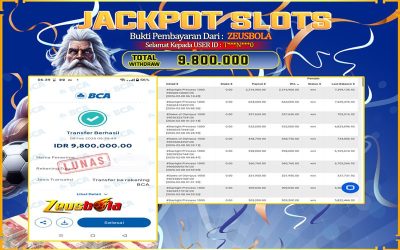 Bukti Kemenangan Member Setia Kami T***N***0 Sebesar Rp 980.000 di Permainan starlight princess 1000