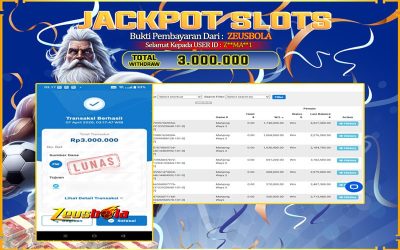 Bukti Kemenangan Member Setia Kami Z**MA**1 Sebesar Rp 3.000.000 di Permainan Mahjong Ways 2