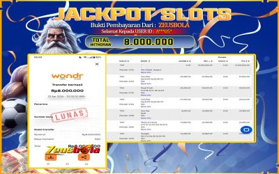 Bukti Kemenangan Member Setia Kami A***05* Sebesar Rp 8.000.000 di Permainan IDN Poker