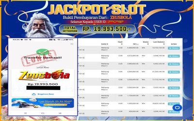 Bukti Kemenangan Member Setia Kami J***G**88* Sebesar Rp 19.993.500 di Permainan Mahjong Ways 2