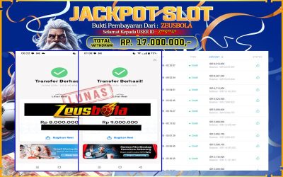 Bukti Kemenangan Member Setia Kami Z**S**4* Sebesar Rp 17.000.000 di Permainan Mahjong Ways